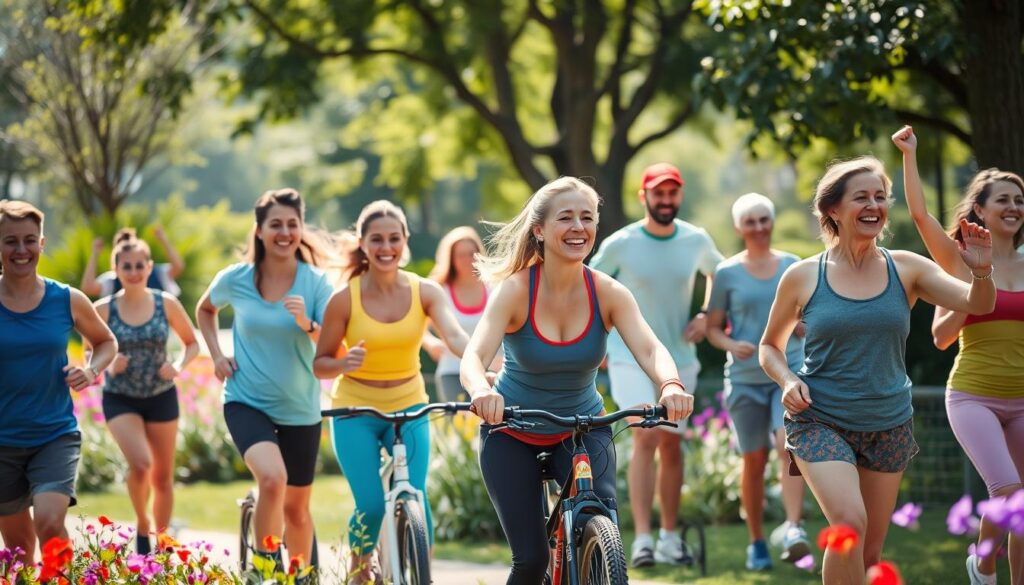 exercise and social interaction benefits